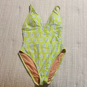 J. Crew Floral One-Piece Swimsuit